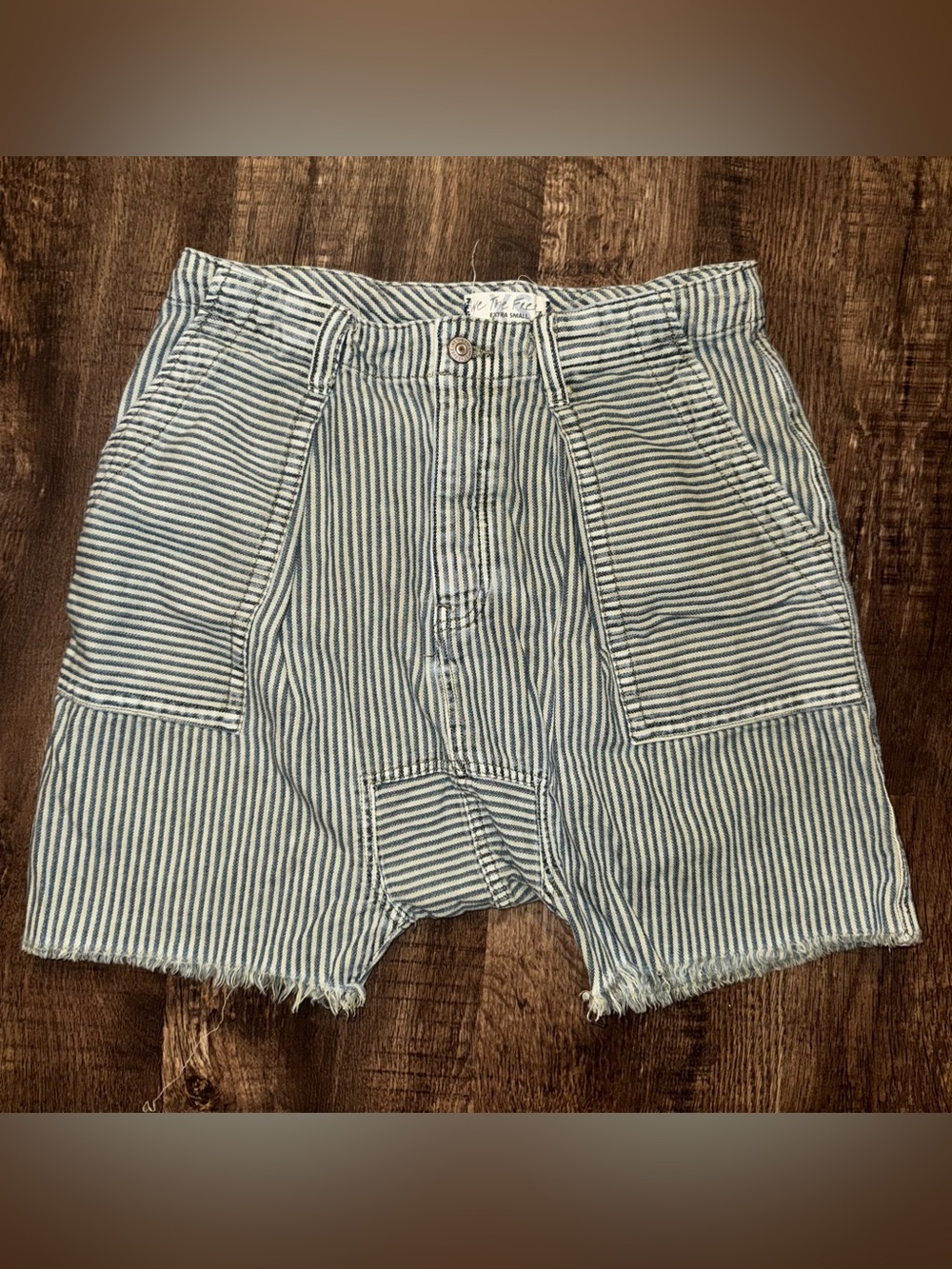 We The Free Stripe Harem Shorts EUC